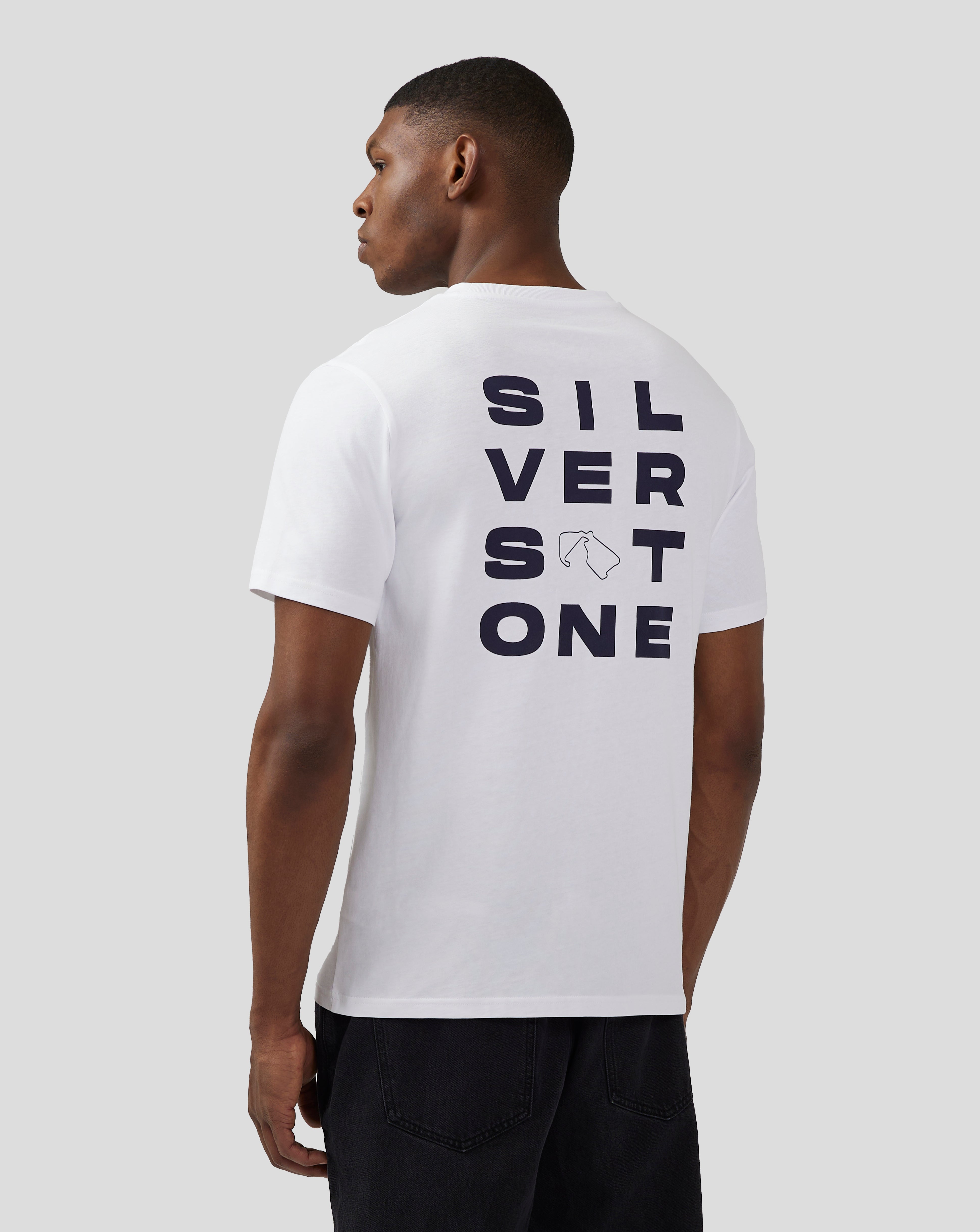 Unisex Silverstone Core Graphic T-Shirt - Brilliant White