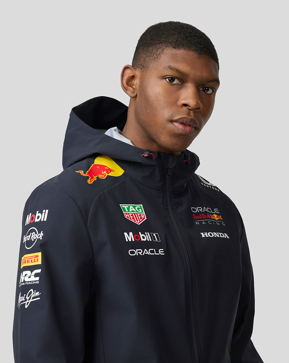 Oracle Red Bull Racing Unisex Teamline Water Resistant Jacket - Night Sky