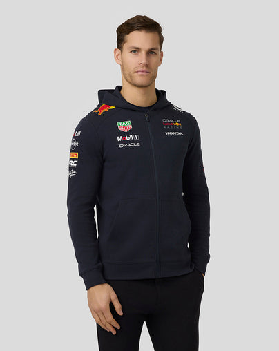 Oracle Red Bull Racing Unisex Teamline Full Zip Hoodie - Night Sky