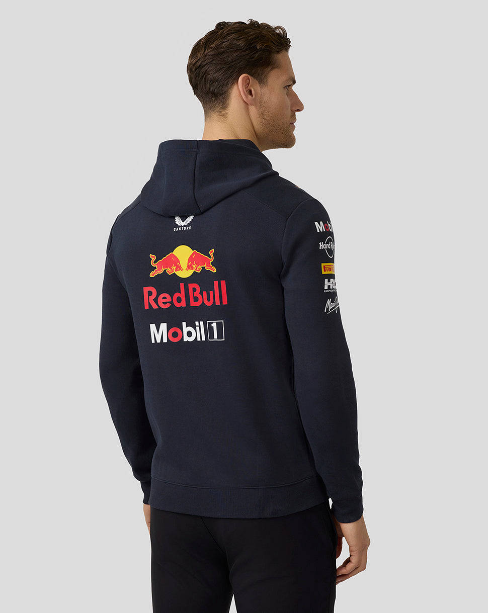 Oracle Red Bull Racing Unisex Teamline Full Zip Hoodie - Night Sky