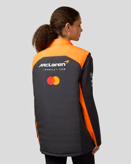 Official Unisex McLaren Formula 1 Team Hybrid Gilet - Phantom/Papaya