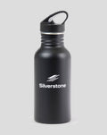 BLACK SILVERSTONE STAINLESS STEEL DRINKS BOTTLE 450ml 