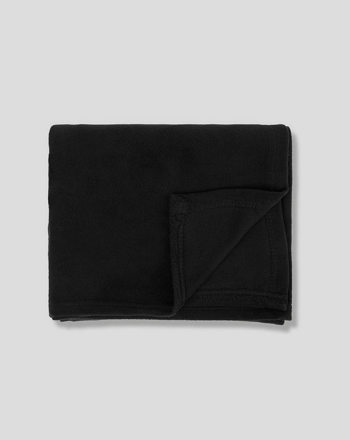 BLACK SILVERSTONE FLEECE BLANKET