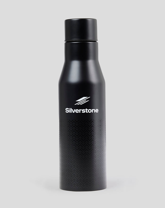 BLACK SILVERSTONE ALUMINIUM DRINK BOTTLE