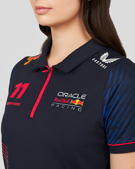 ORACLE RED BULL RACING WOMENS SS POLO SHIRT DRIVER SERGIO 