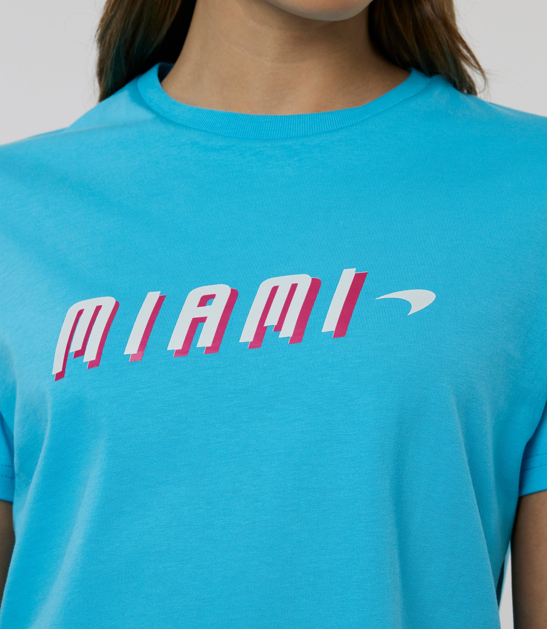 McLAREN JUNIOR MIAMI NEON LOGO T-SHIRT - Castore Silverstone