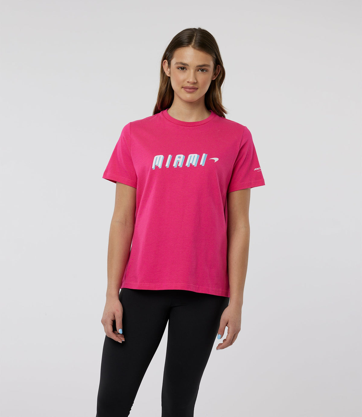 McLAREN JUNIOR MIAMI NEON LOGO T-SHIRT - Castore Silverstone