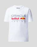 ORACLE RED BULL RACING JUNIOR LARGE FRONT LOGO T-SHIRT - WHITE