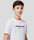 McLaren Junior Core Essentials T-Shirt - Bright White