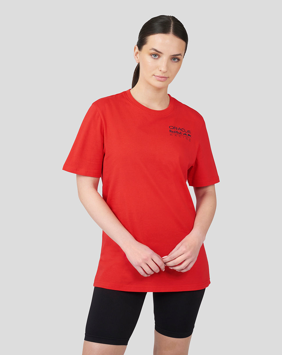 ORACLE RED BULL RACING UNISEX CORE T-SHIRT - FLAME SCARLET