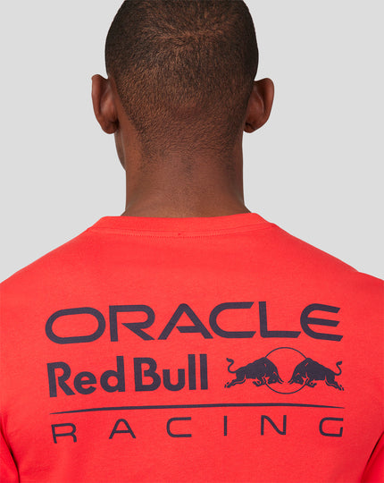 ORACLE RED BULL RACING UNISEX CORE T-SHIRT - FLAME SCARLET