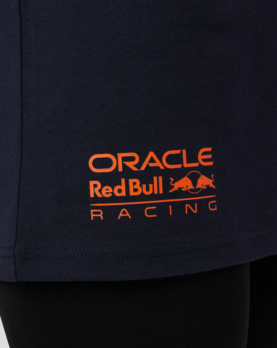 Red Bull Racing 2023 Team Polo Driver Max Verstappen Tee Womens - Night Sky