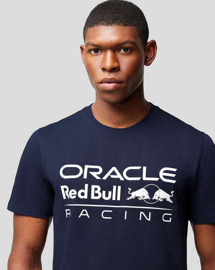 ORACLE RED BULL RACING UNISEX LARGE FRONT LOGO T-SHIRT  - NIGHT SKY