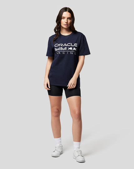 Oracle Red Bull Racing Unisex Large Front Logo T-Shirt - Night Sky
