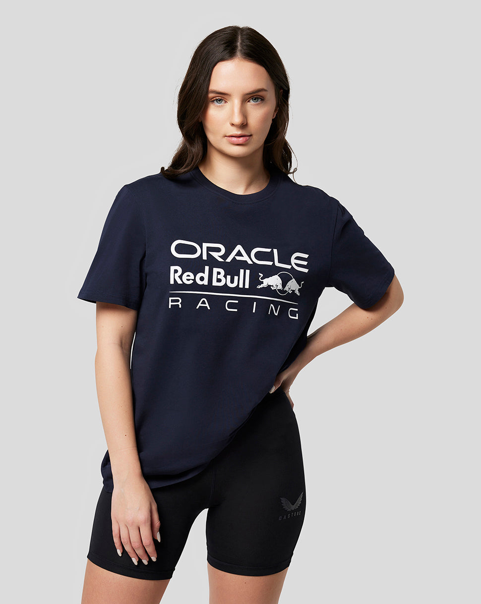 ORACLE RED BULL RACING UNISEX LARGE FRONT LOGO T-SHIRT  - NIGHT SKY
