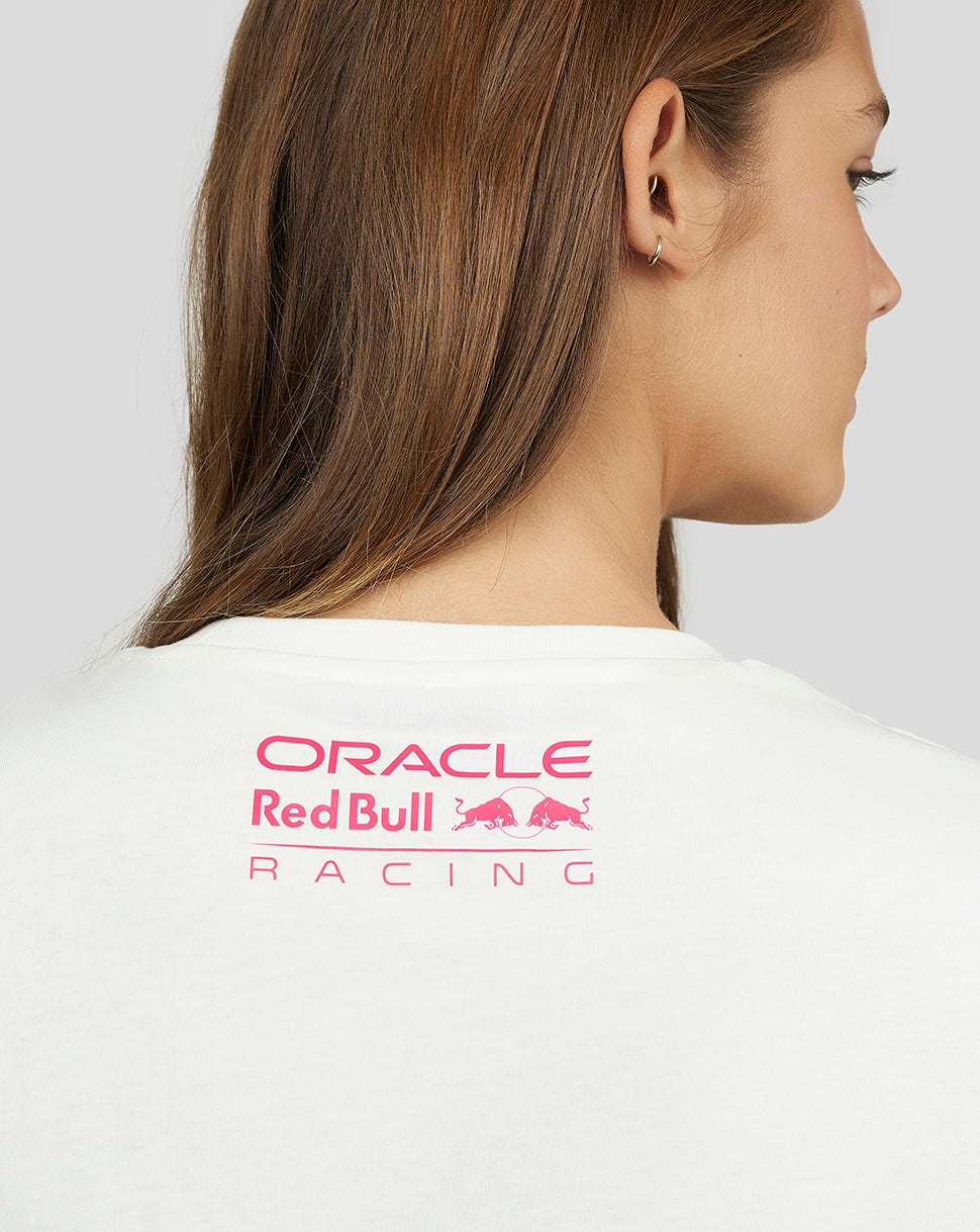 Red Bull Racing Castore Unisex Front Logo T-Shirt - White